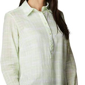 🆕Columbia Women's Camp Henry II Tunic, Light Lime to Dye for Print, Small, NWT